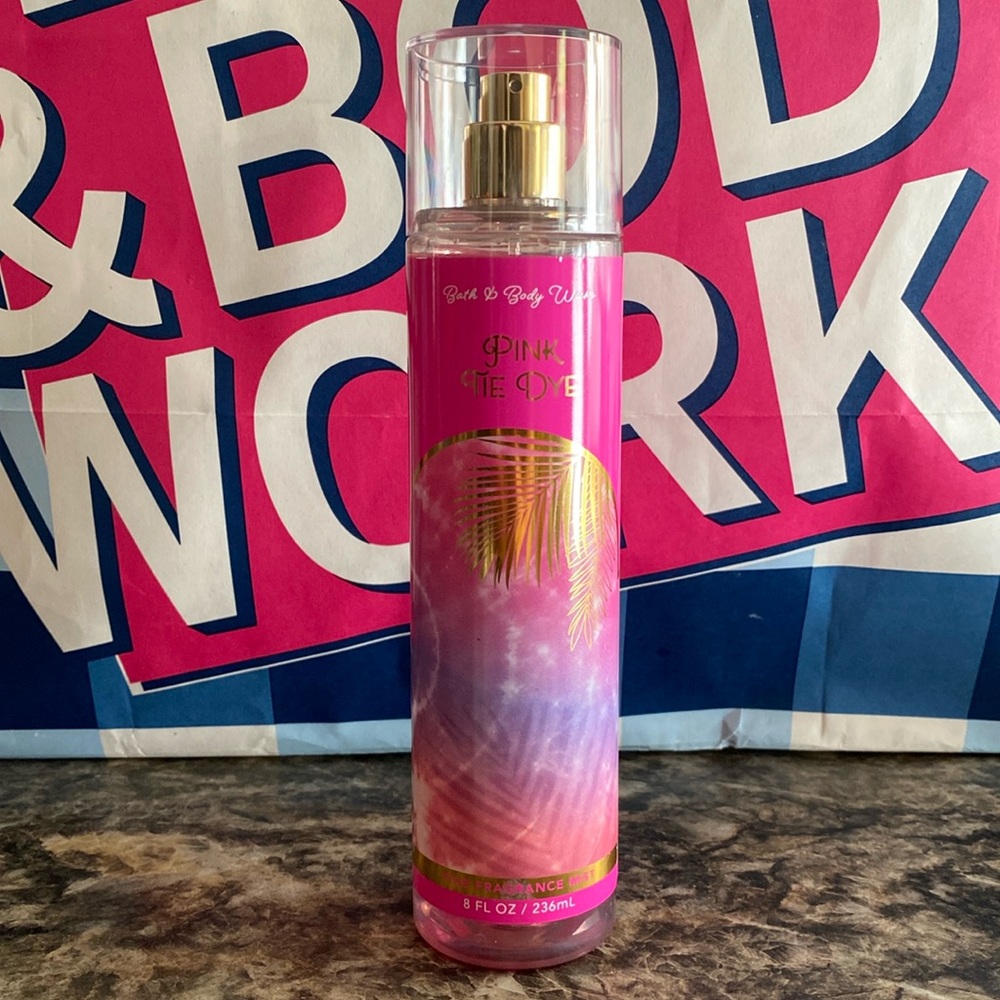 Bath & Body Works Pink Tie Dye